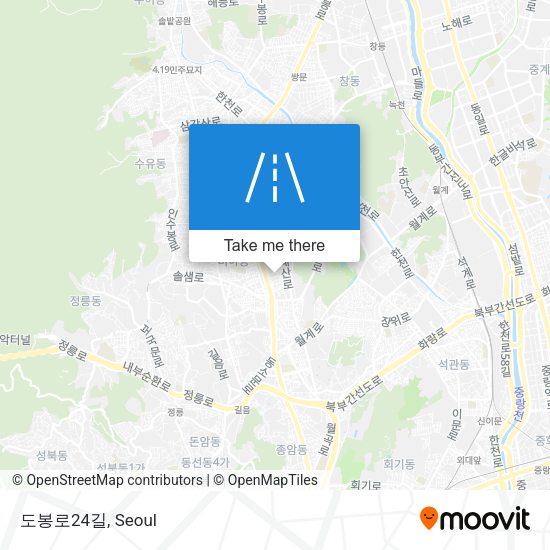 도봉로24길 map
