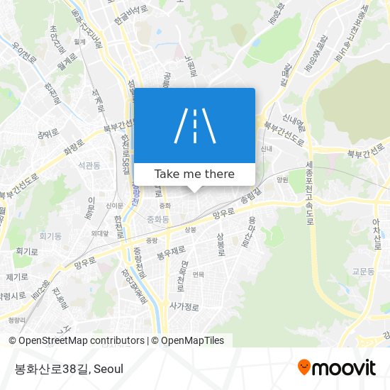 봉화산로38길 map