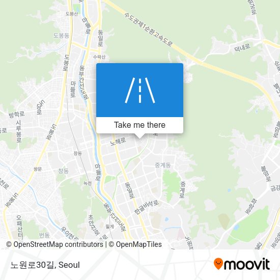 노원로30길 map