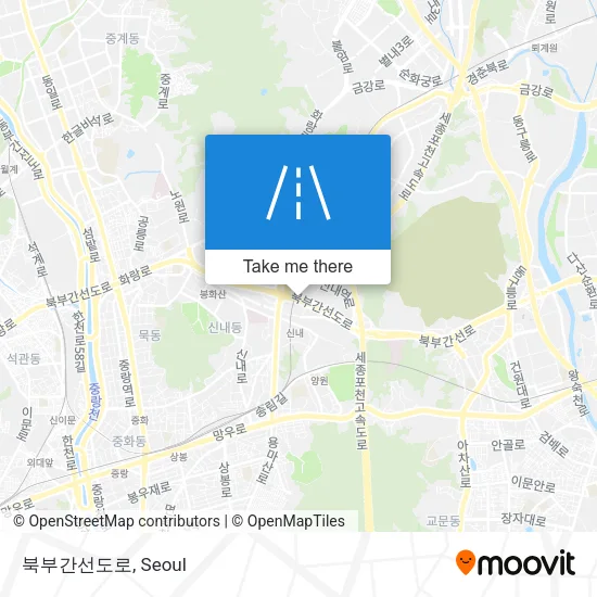 북부간선도로 map