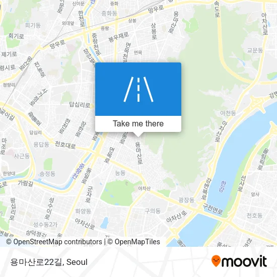 용마산로22길 map