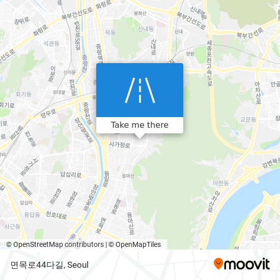 면목로44다길 map