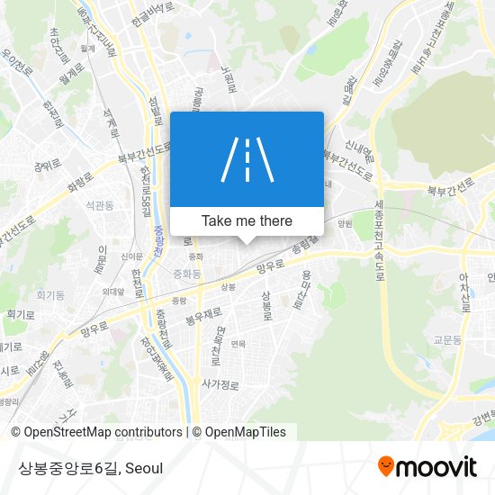 상봉중앙로6길 map