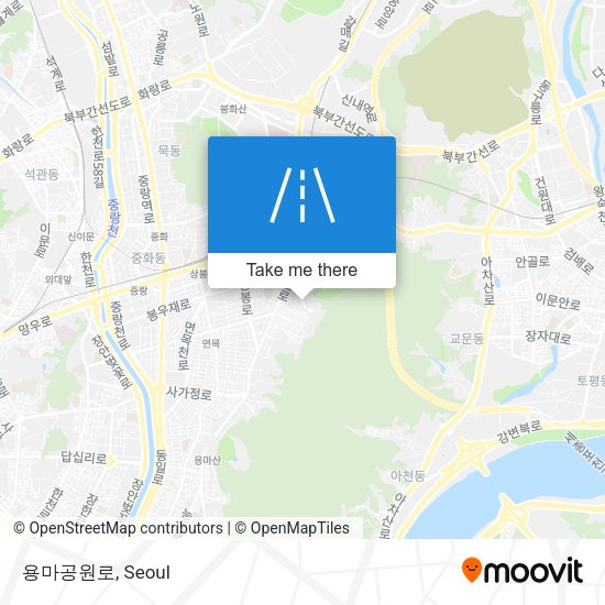용마공원로 map
