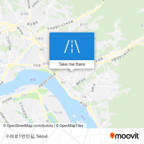 수레로1번안길 map