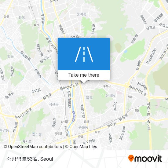 중랑역로53길 map