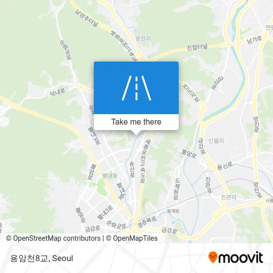 용암천8교 map