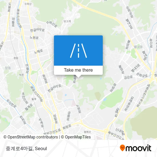 중계로4마길 map