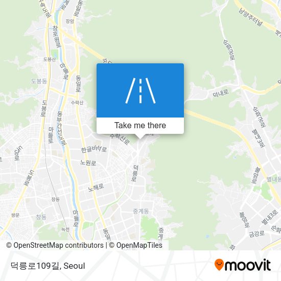 덕릉로109길 map