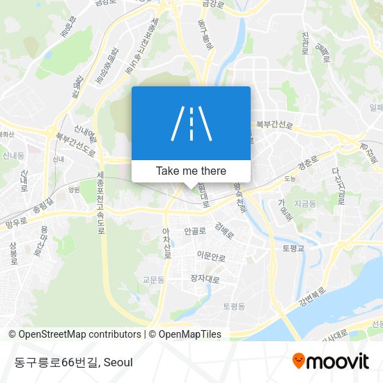 동구릉로66번길 map