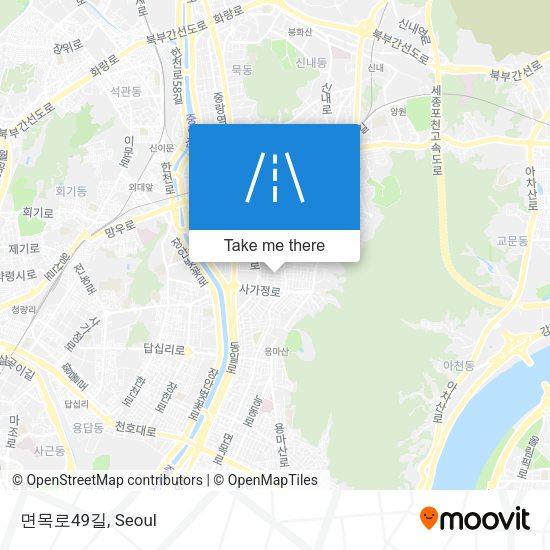 면목로49길 map