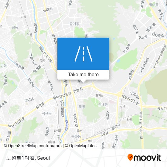 노원로1다길 map