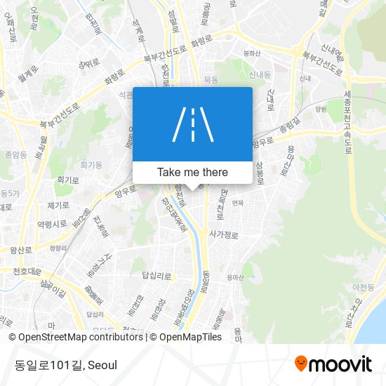 동일로101길 map