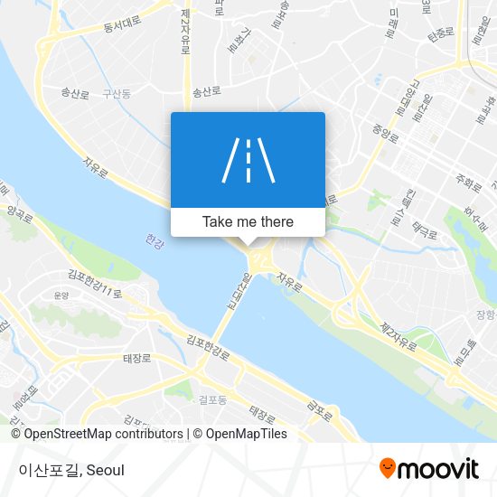 이산포길 map