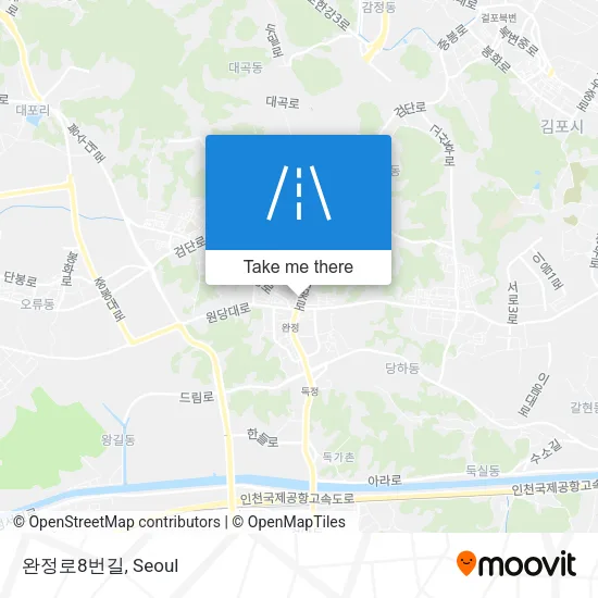 완정로8번길 map