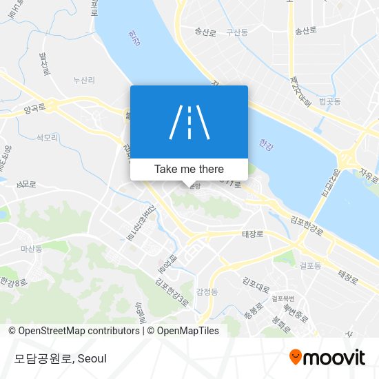 모담공원로 map