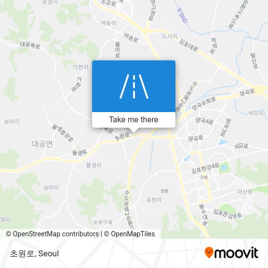 초원로 map