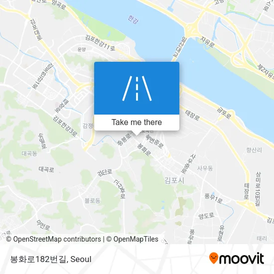 봉화로182번길 map