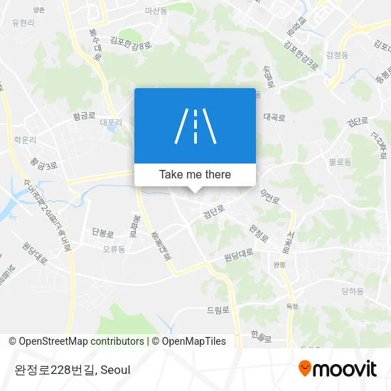 완정로228번길 map