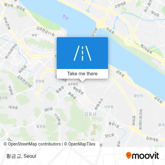 황금교 map