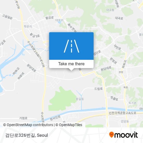 검단로326번길 map