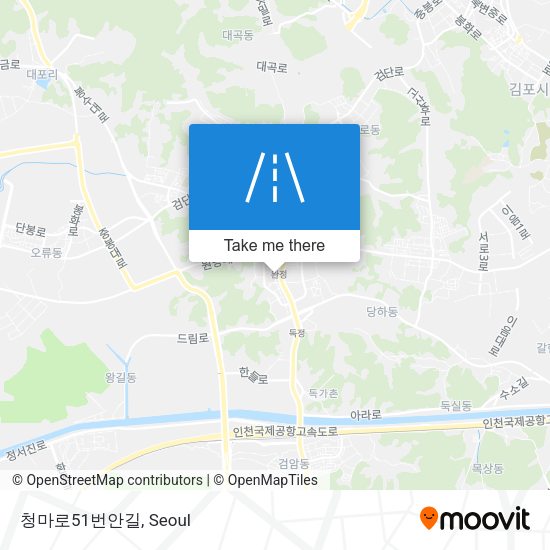 청마로51번안길 map