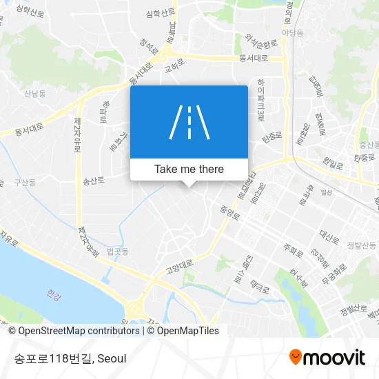 송포로118번길 map