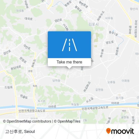 고산후로 map