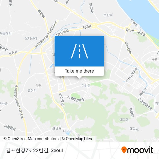 김포한강7로22번길 map