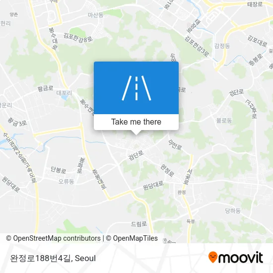 완정로188번4길 map