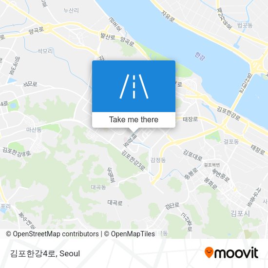 김포한강4로 map
