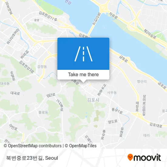 북변중로23번길 map