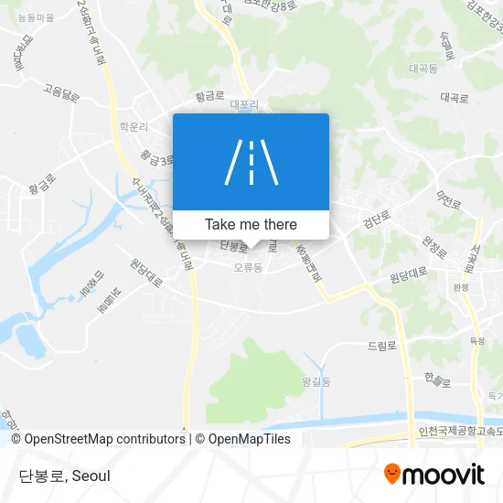 단봉로 map