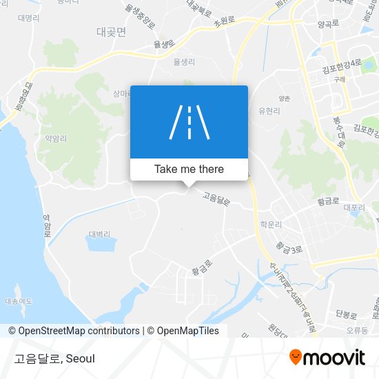 고음달로 map