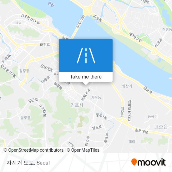 자전거 도로 map