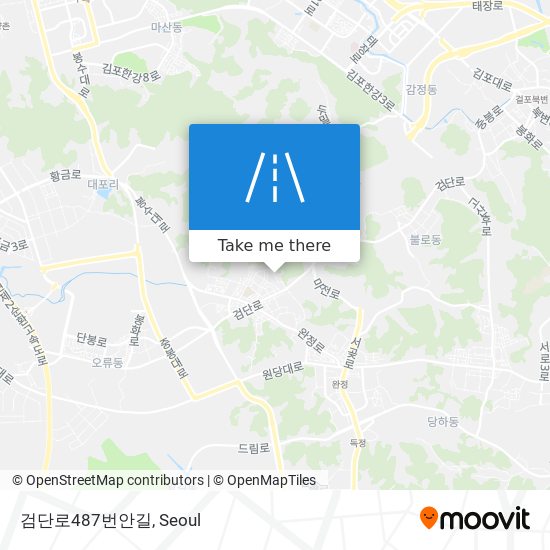 검단로487번안길 map