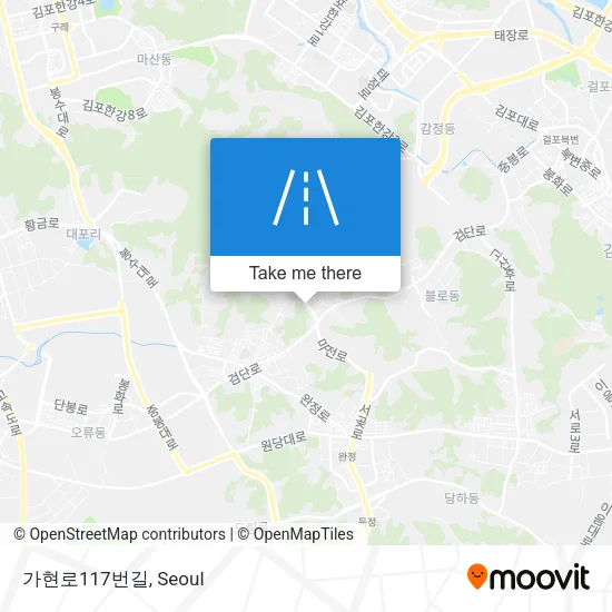 가현로117번길 map