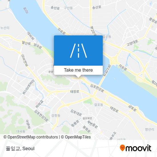 풀잎교 map