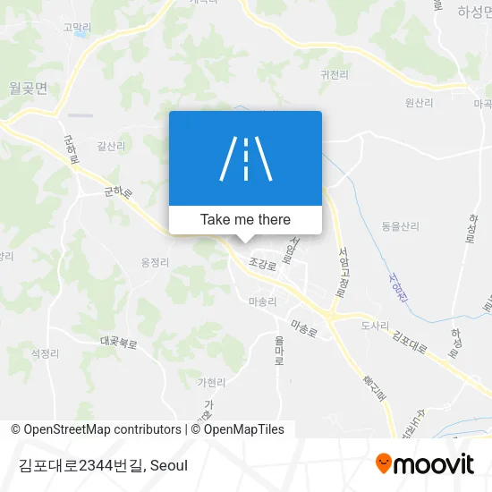 김포대로2344번길 map