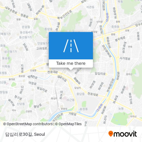 답십리로30길 map