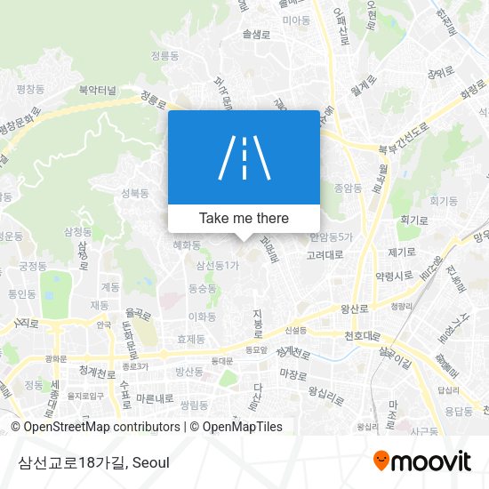 삼선교로18가길 map