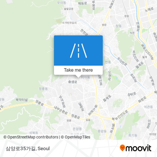 삼양로35가길 map