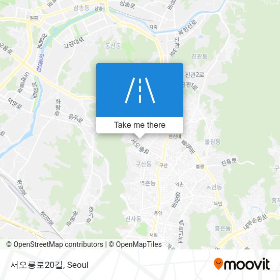 서오릉로20길 map