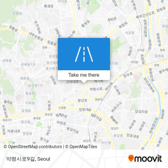 약령시로9길 map