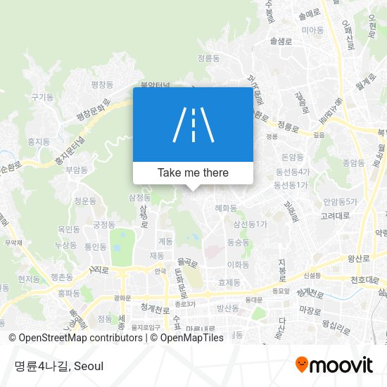 명륜4나길 map