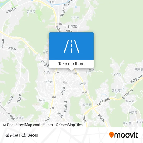 불광로1길 map