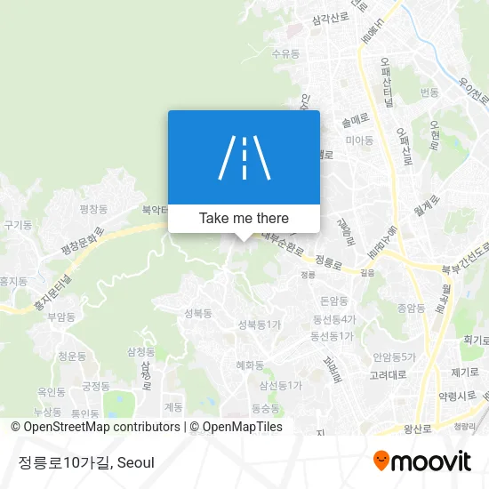 정릉로10가길 map
