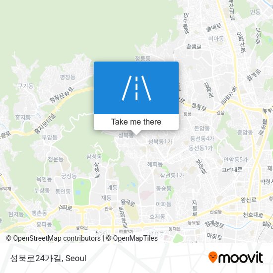 성북로24가길 map