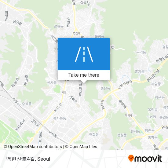 백련산로4길 map