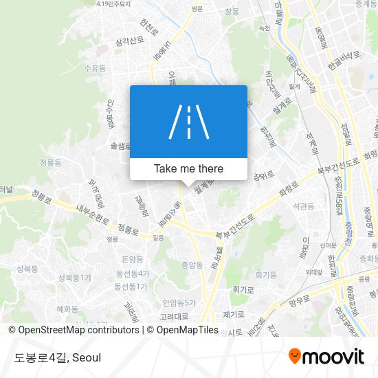 도봉로4길 map